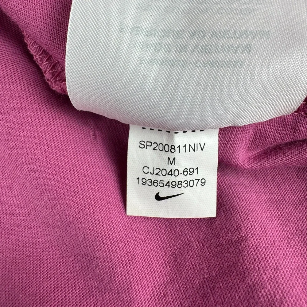 Nike Sportswear Sneaker10 Icon Clash Oregon Crop T-Shirt Pink Womens Medium M *
